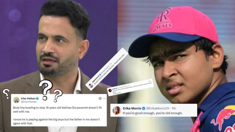 Irfan Pathan Thrashed For ‘Fatherly’ Defending Vaibhav Sooryavanshi – IPL 2026: वैभव सूर्यवंशी के खिलाफ ‘बॉडीलाइन’ गेंदबाजी पर इरफान पठान को क्यों झेलनी पड़ी आलोचना?