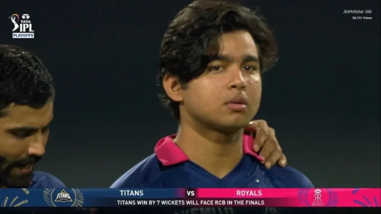Heartbreak for Vaibhav Sooryavanshi; RR youngster nearly in tears after Qualifie – IPL 2026: वैभव सूर्यवंशी का टूटा दिल, गुजरात टाइटंस के खिलाफ हार के बाद भावुक हुए युवा खिलाड़ी